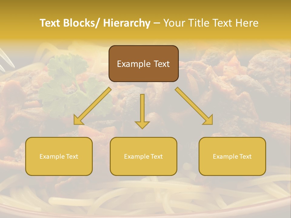 Mushroom Pasta Italy PowerPoint Template