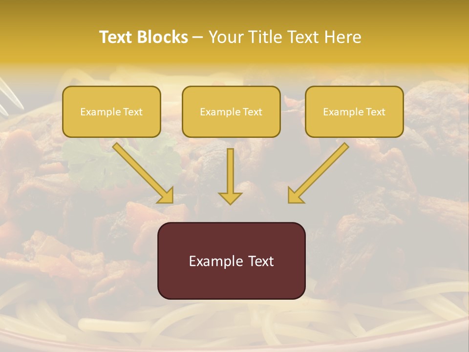 Mushroom Pasta Italy PowerPoint Template