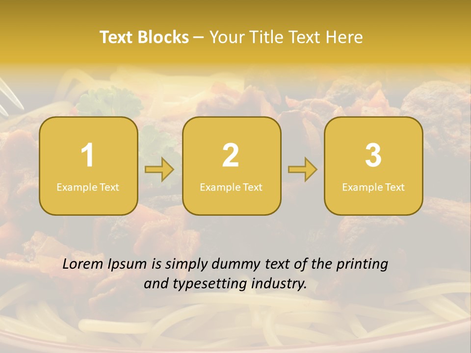 Mushroom Pasta Italy PowerPoint Template