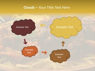 Mushroom Pasta Italy PowerPoint Template