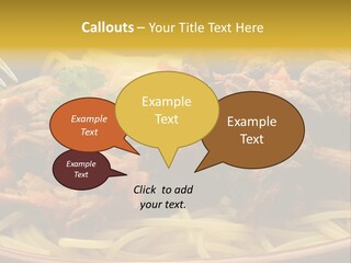 Mushroom Pasta Italy PowerPoint Template