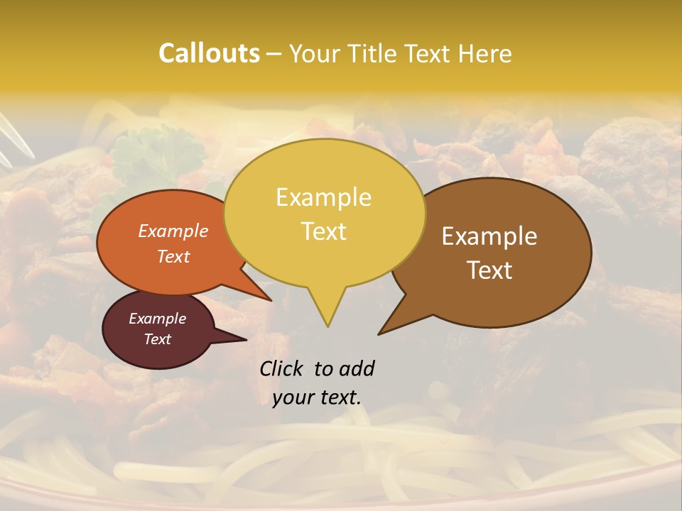 Mushroom Pasta Italy PowerPoint Template