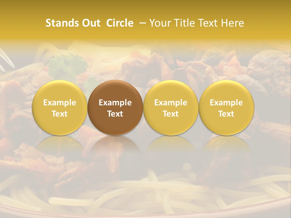 Mushroom Pasta Italy PowerPoint Template