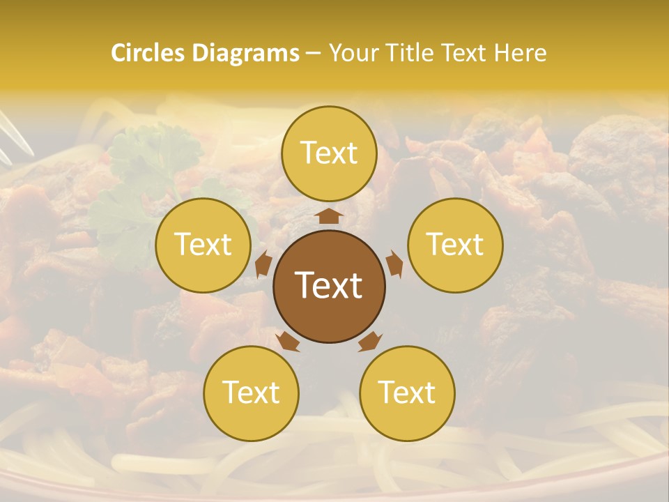 Mushroom Pasta Italy PowerPoint Template