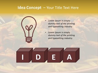 Mushroom Pasta Italy PowerPoint Template