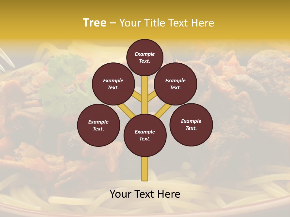 Mushroom Pasta Italy PowerPoint Template