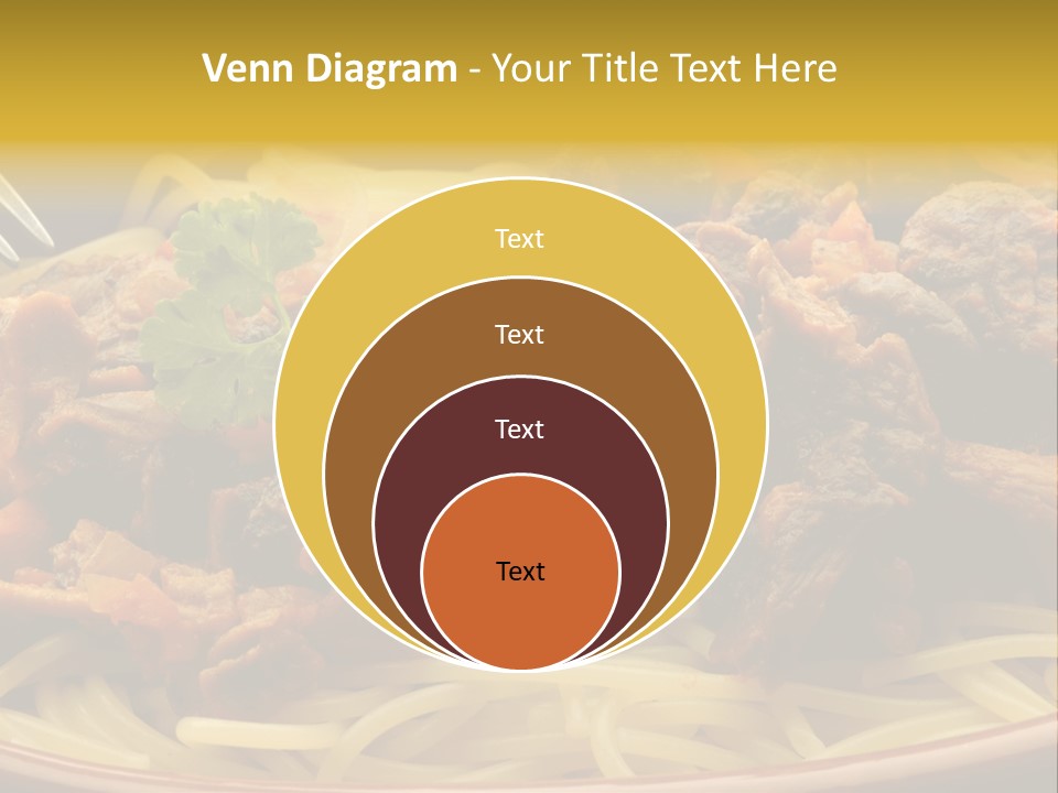 Mushroom Pasta Italy PowerPoint Template