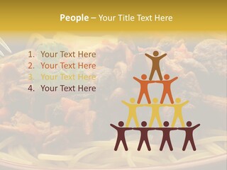 Mushroom Pasta Italy PowerPoint Template