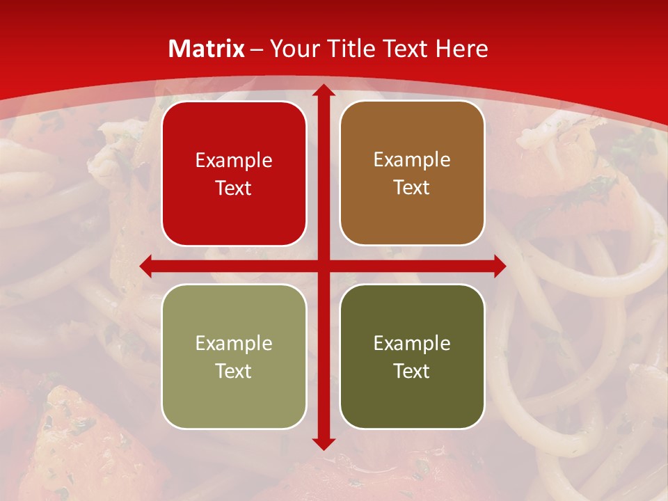 Nourriture Pates Recette PowerPoint Template