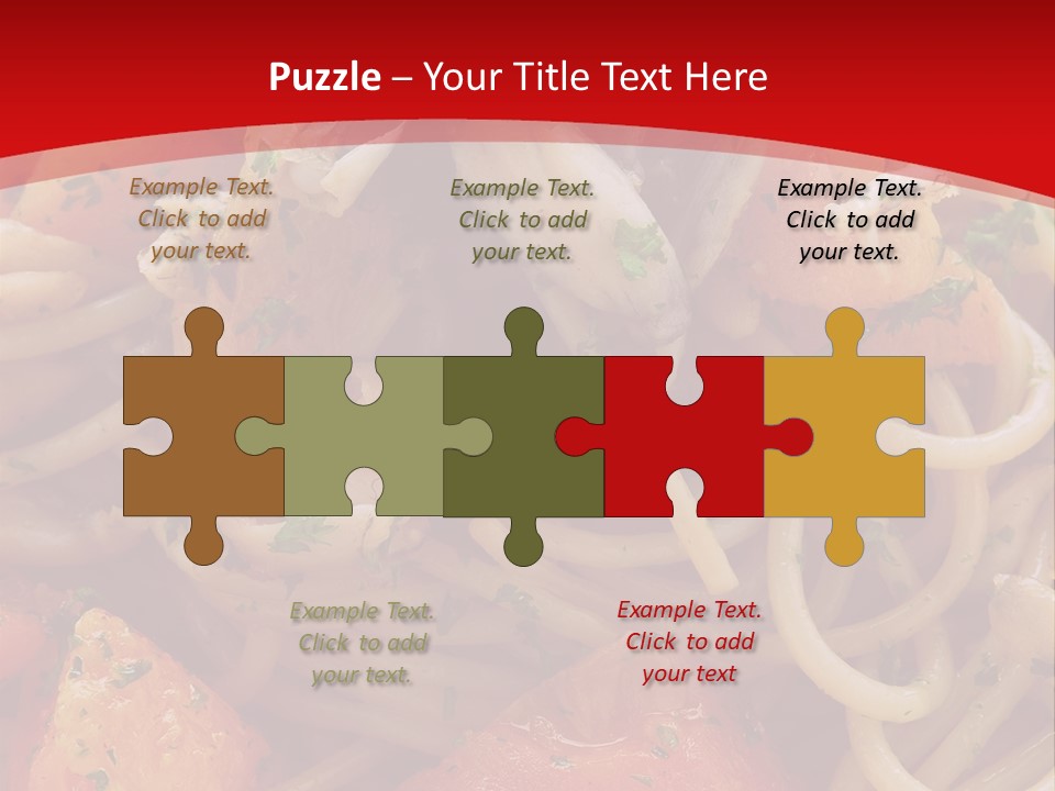 Nourriture Pates Recette PowerPoint Template