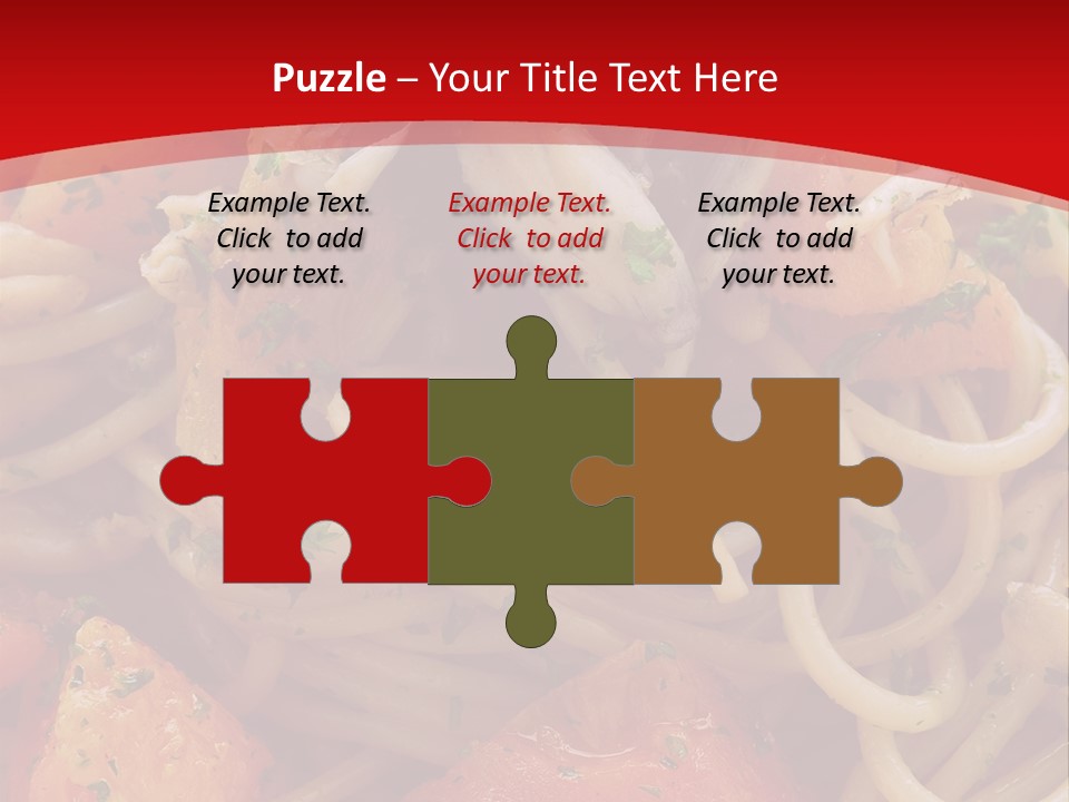 Nourriture Pates Recette PowerPoint Template