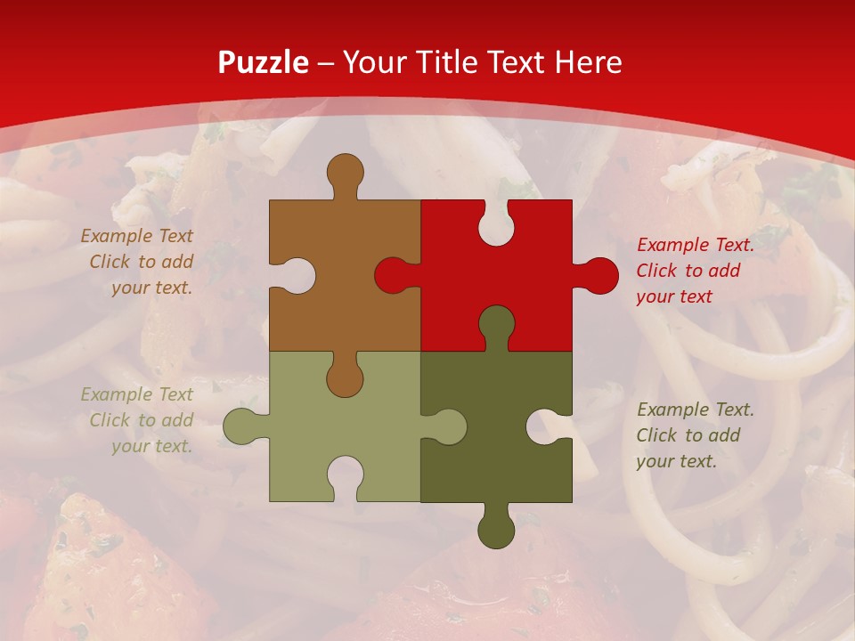 Nourriture Pates Recette PowerPoint Template