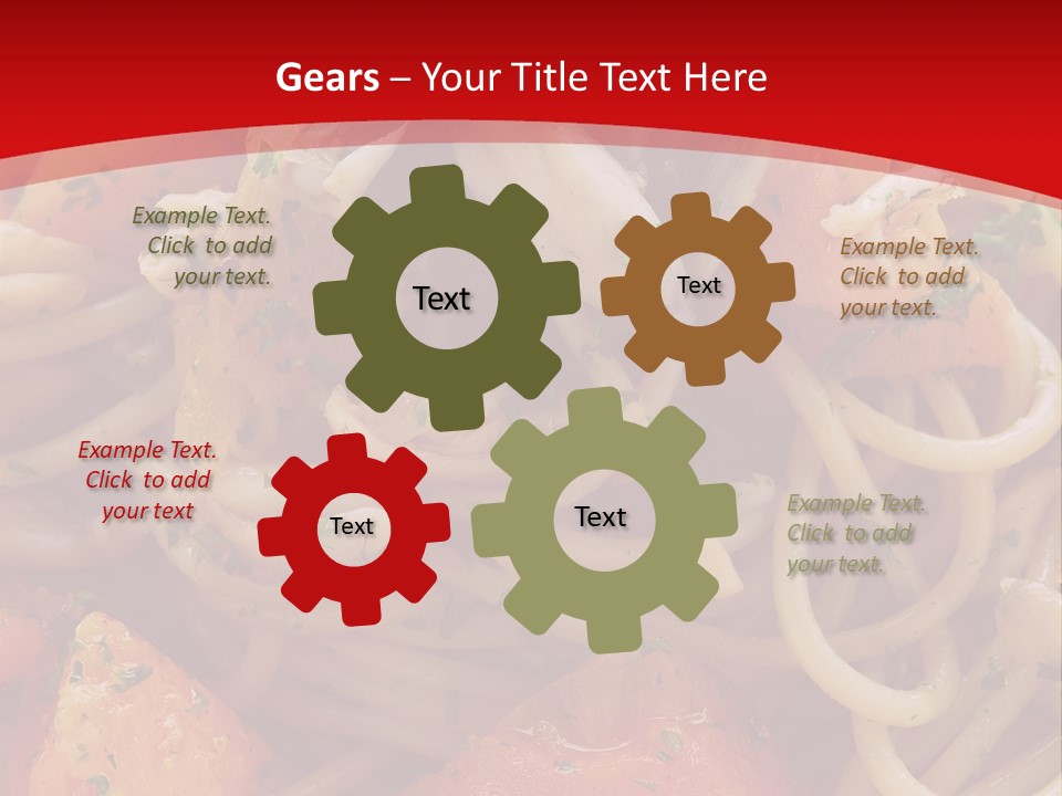 Nourriture Pates Recette PowerPoint Template