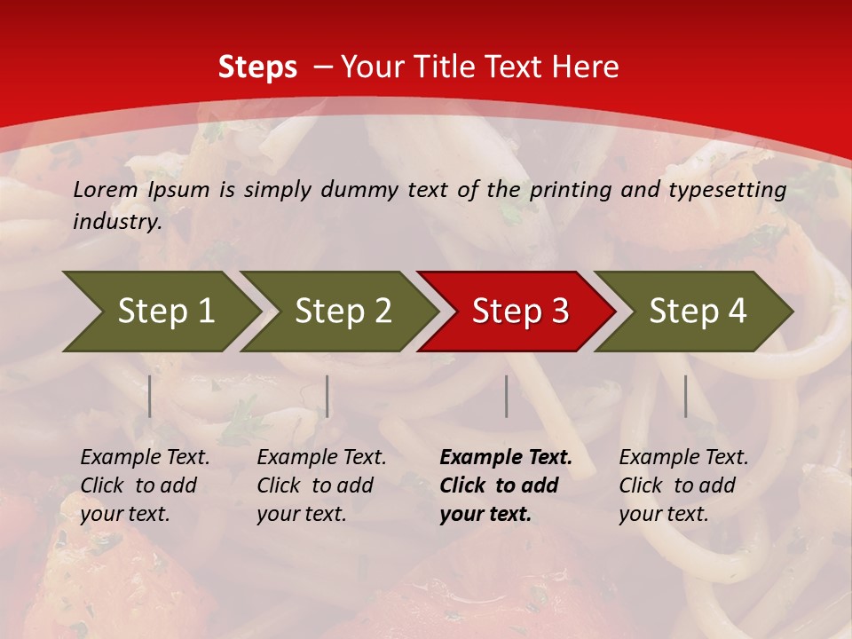 Nourriture Pates Recette PowerPoint Template