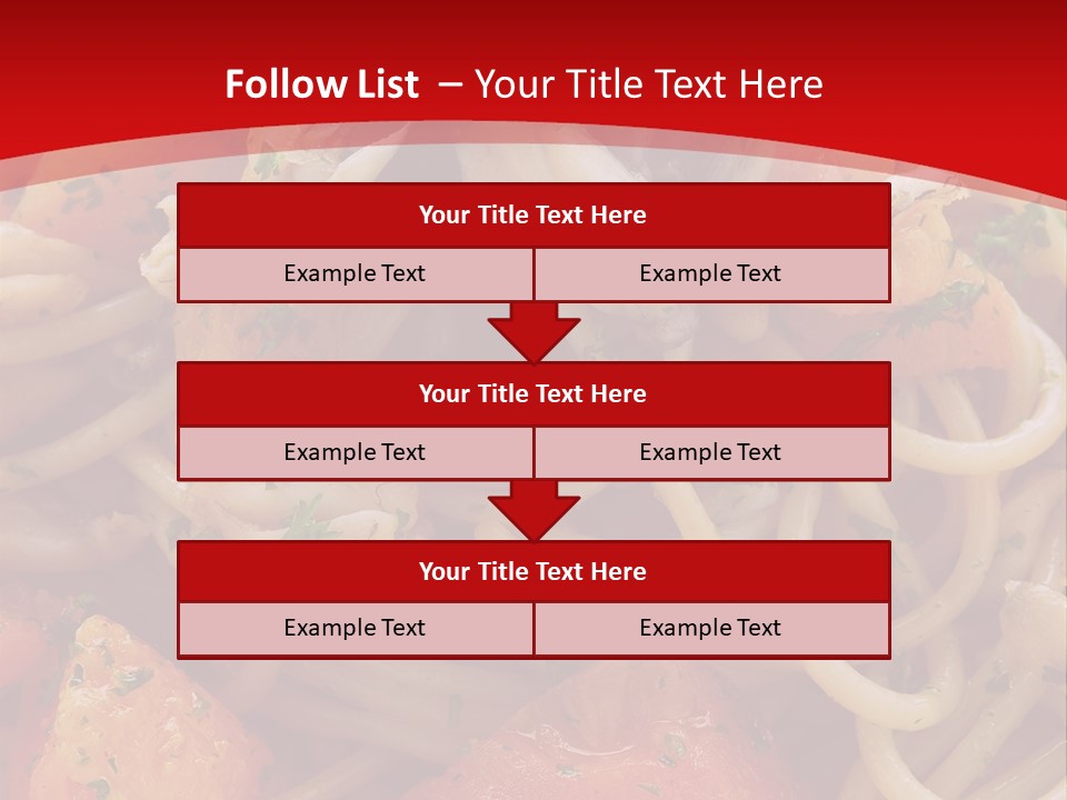 Nourriture Pates Recette PowerPoint Template