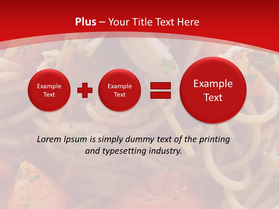 Nourriture Pates Recette PowerPoint Template