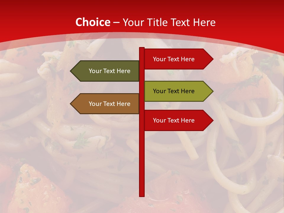 Nourriture Pates Recette PowerPoint Template