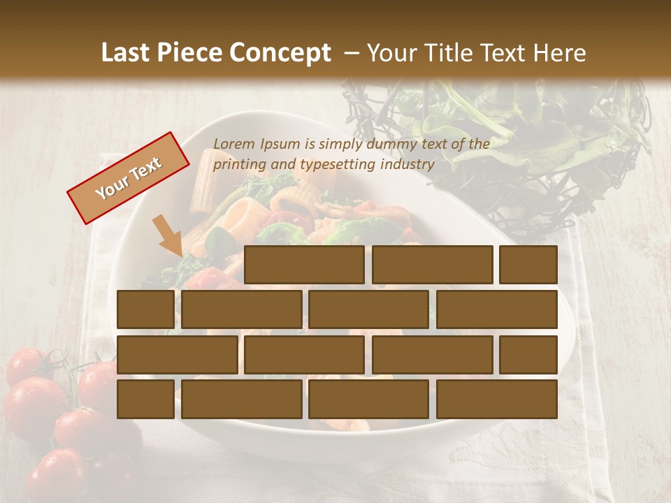 Italian Tomato Garlic PowerPoint Template