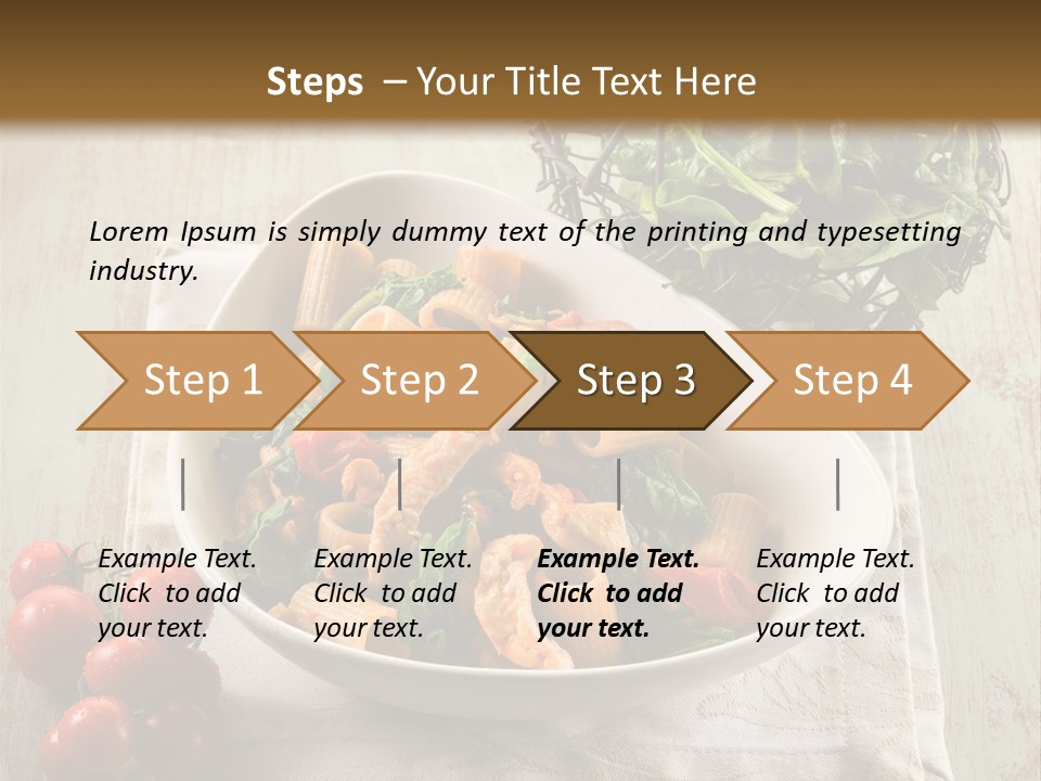 Italian Tomato Garlic PowerPoint Template