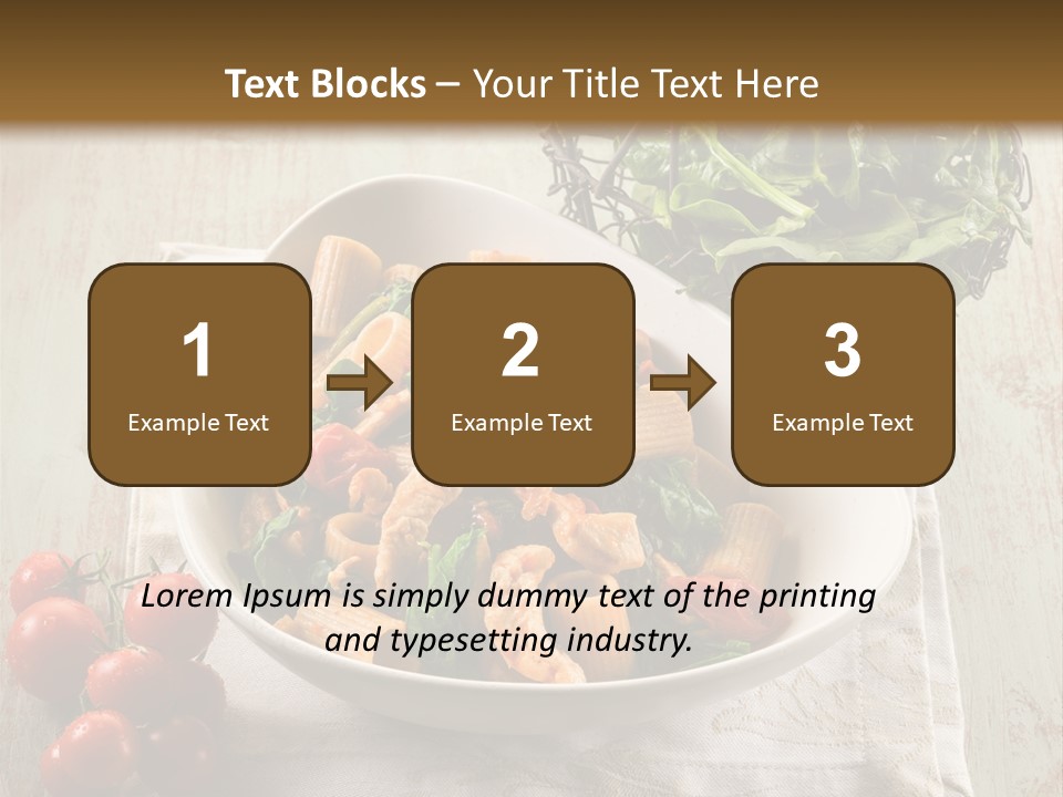 Italian Tomato Garlic PowerPoint Template