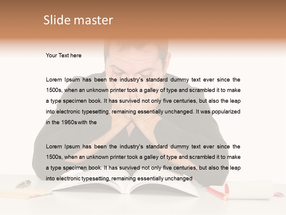 Annoiare Mani Camicia PowerPoint Template