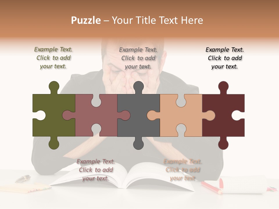 Annoiare Mani Camicia PowerPoint Template