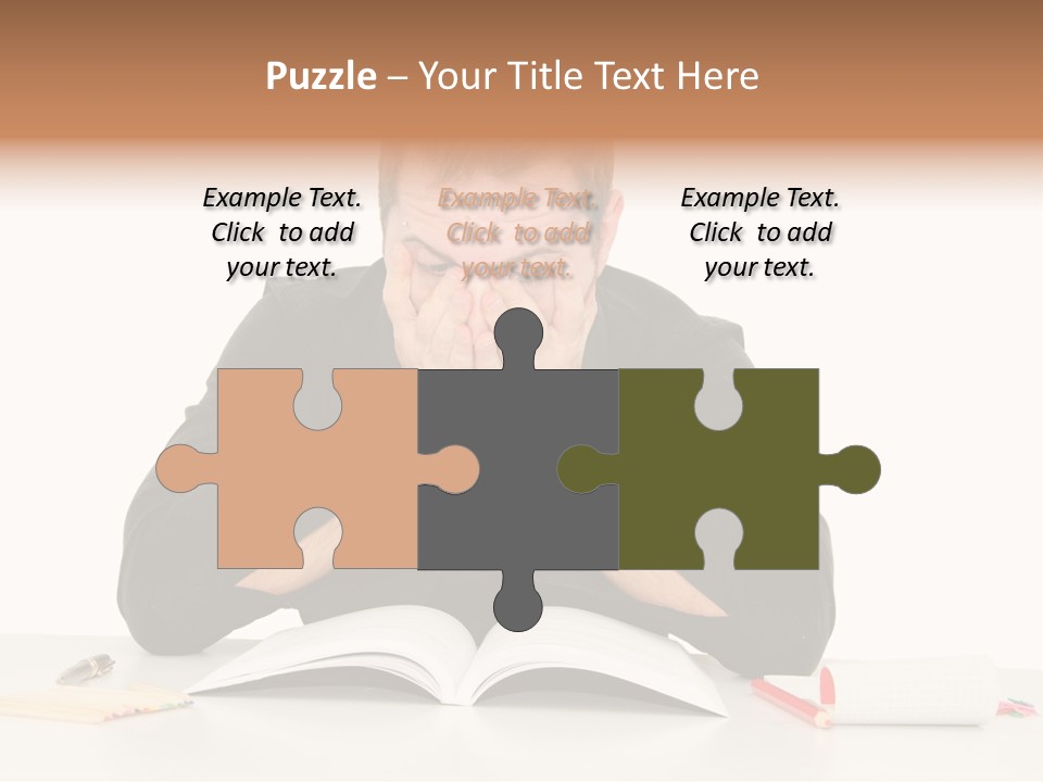 Annoiare Mani Camicia PowerPoint Template