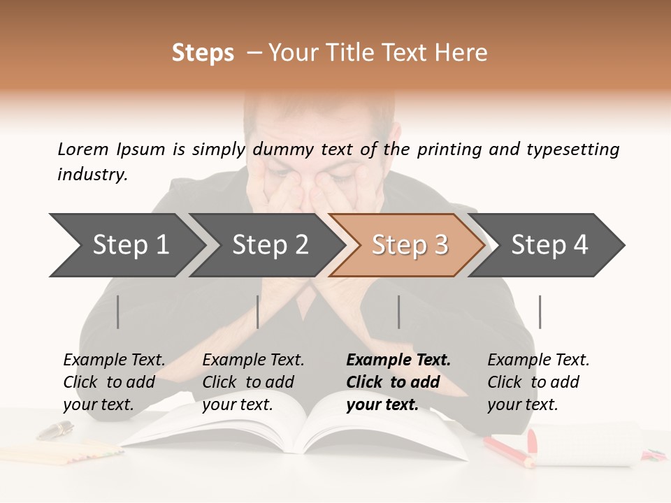 Annoiare Mani Camicia PowerPoint Template