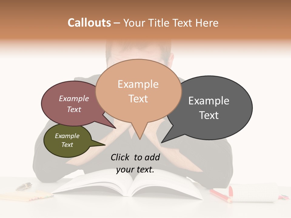 Annoiare Mani Camicia PowerPoint Template