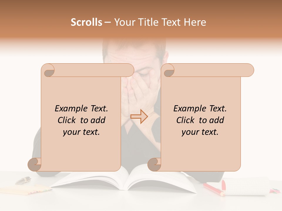 Annoiare Mani Camicia PowerPoint Template