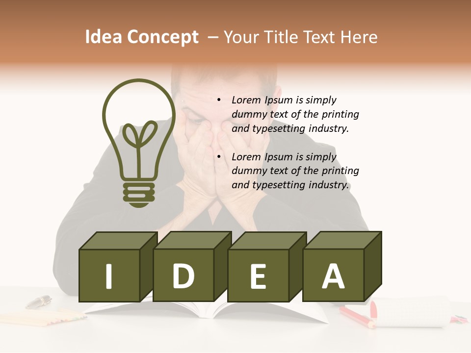 Annoiare Mani Camicia PowerPoint Template