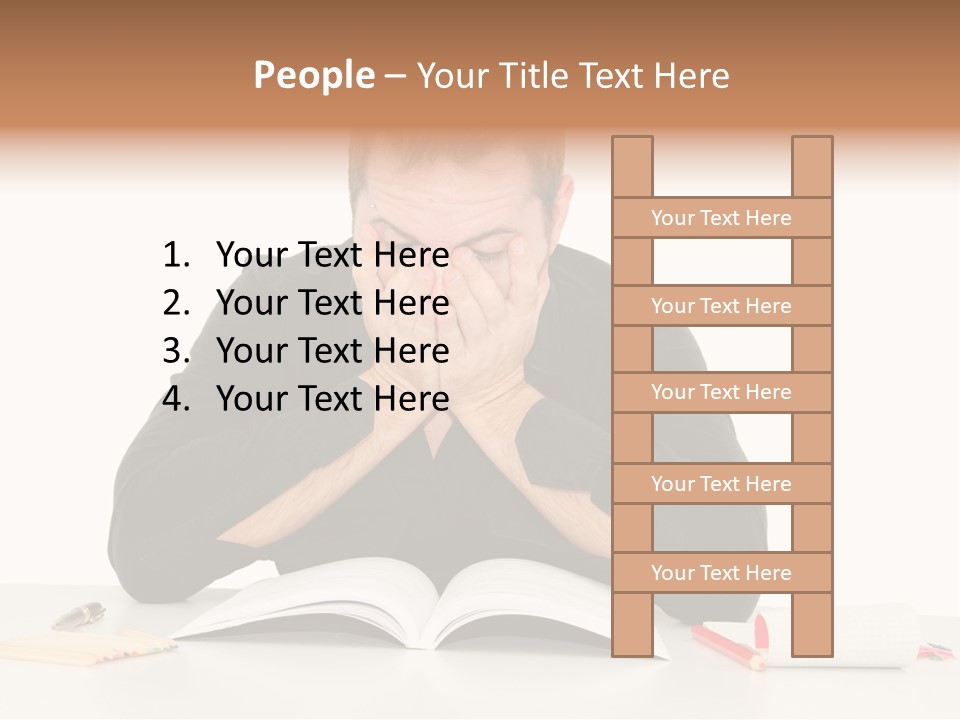 Annoiare Mani Camicia PowerPoint Template