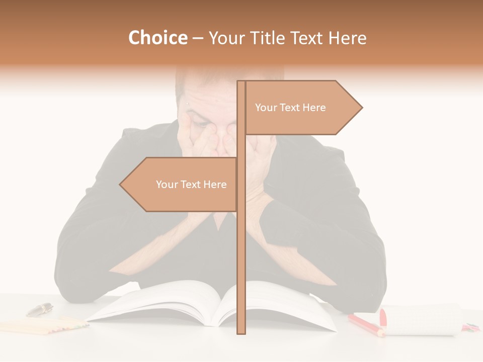 Annoiare Mani Camicia PowerPoint Template