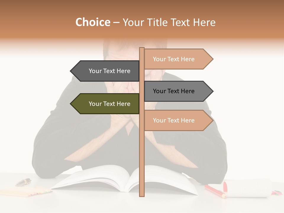 Annoiare Mani Camicia PowerPoint Template