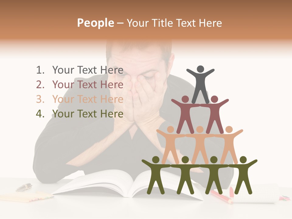 Annoiare Mani Camicia PowerPoint Template