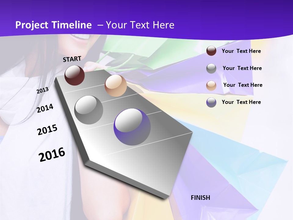 Customer Purchases  PowerPoint Template
