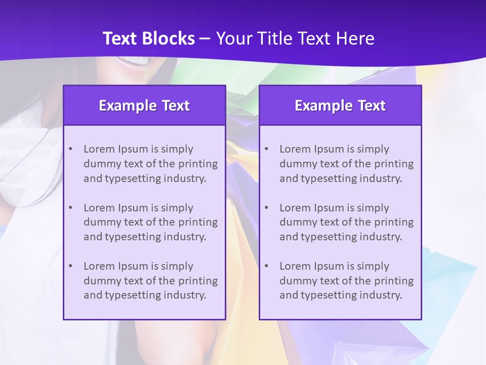 Customer Purchases  PowerPoint Template