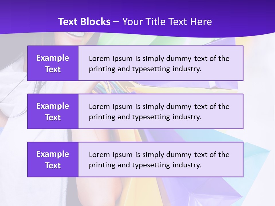 Customer Purchases  PowerPoint Template