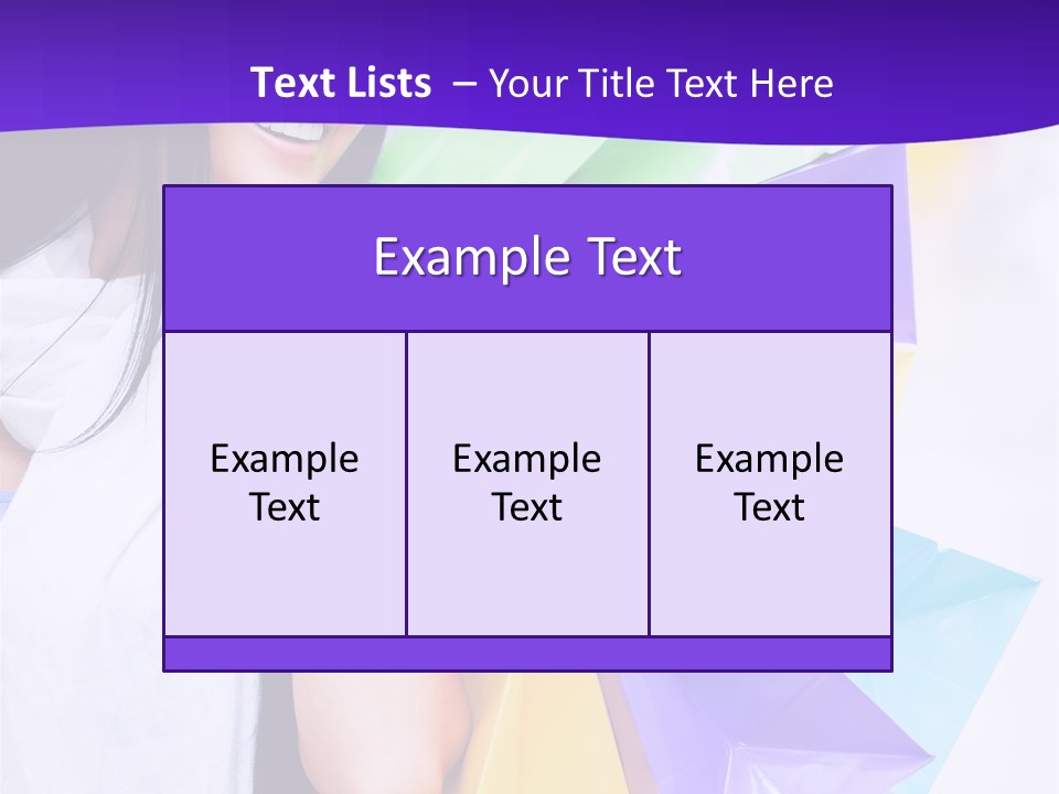 Customer Purchases  PowerPoint Template