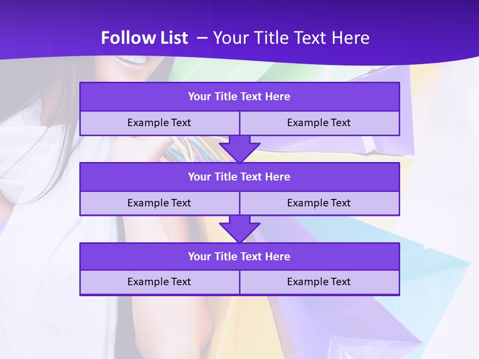 Customer Purchases  PowerPoint Template