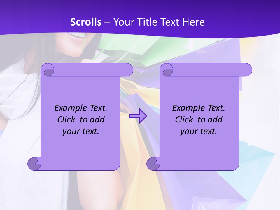Customer Purchases  PowerPoint Template