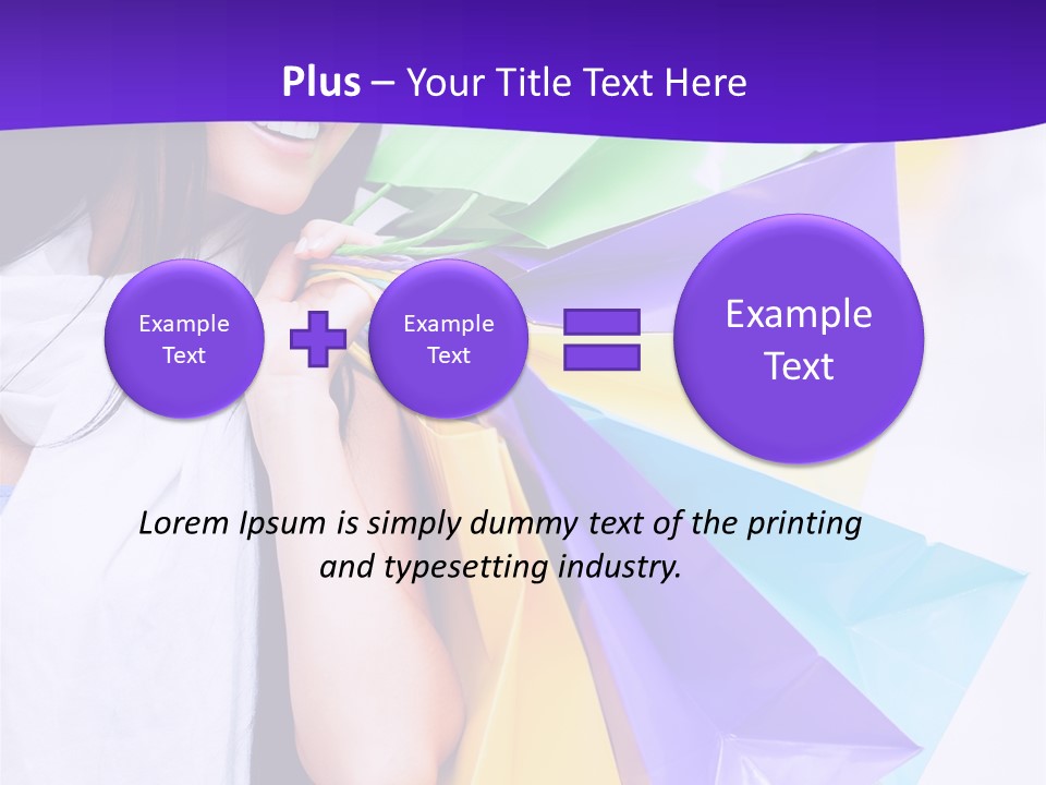 Customer Purchases  PowerPoint Template