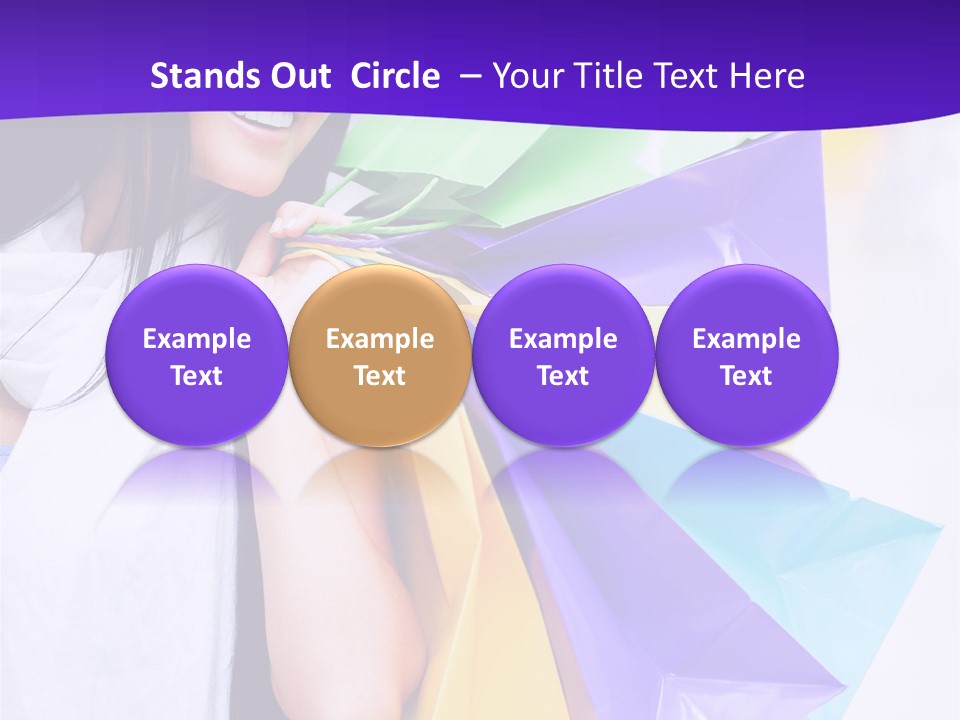 Customer Purchases  PowerPoint Template
