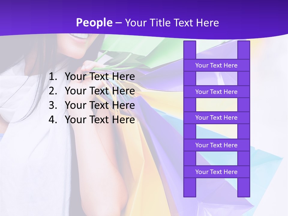 Customer Purchases  PowerPoint Template