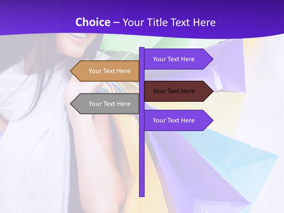 Customer Purchases  PowerPoint Template