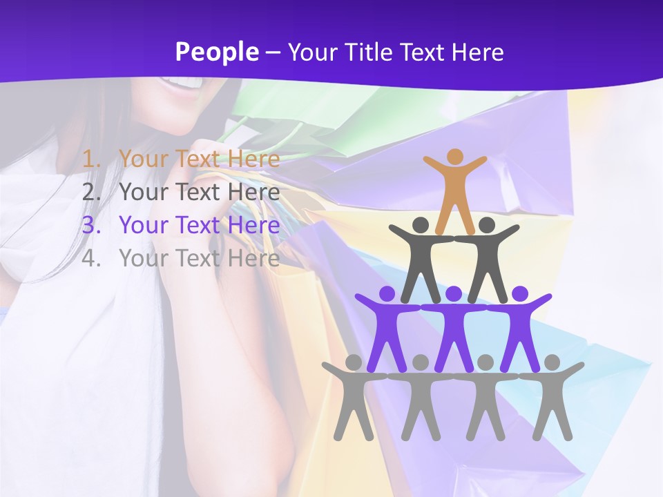 Customer Purchases  PowerPoint Template