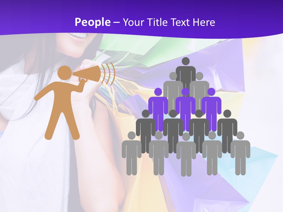 Customer Purchases  PowerPoint Template