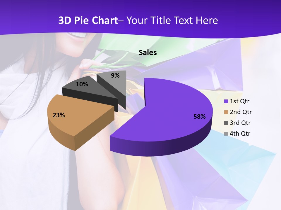 Customer Purchases  PowerPoint Template