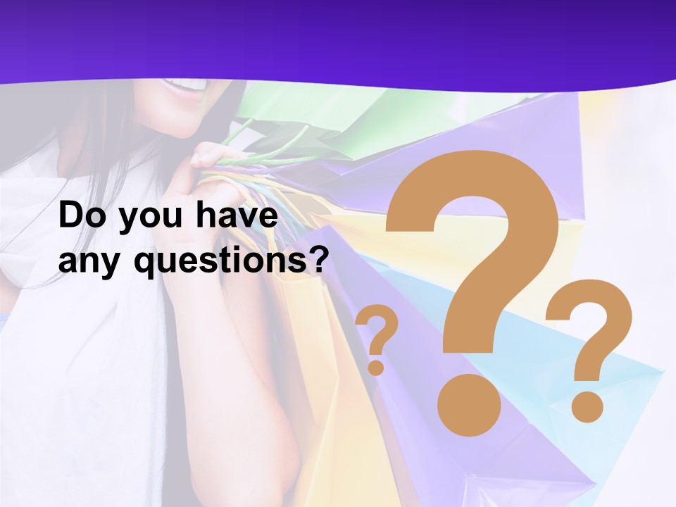 Customer Purchases  PowerPoint Template