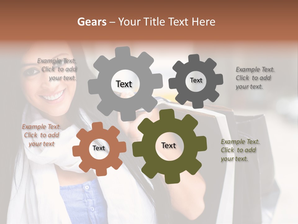 Retail Glamour Cheerful PowerPoint Template